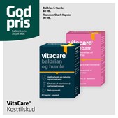 Vejlby Apotek tilbyder gode priser på VitaCare kosttilskud