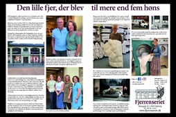 Fjerrenseriet deler sin historie fra 1959: Sådan blev en fjer til mere end fem høns