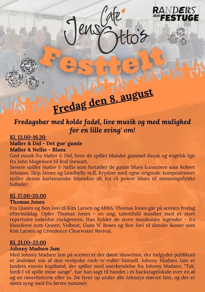 Unge musiktalent Thomas Jones optræder i Randers