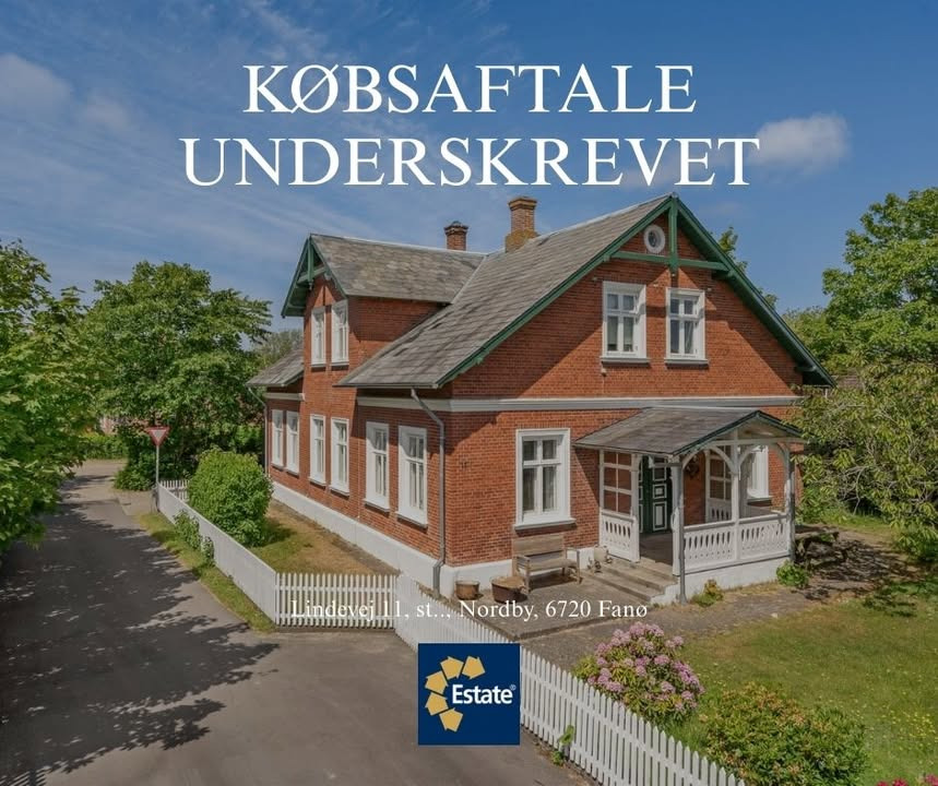 Køberaftale indgået for kunstnerisk bolig på Fanø gennem ESTATE Robin Thybo Esbjerg & Varde