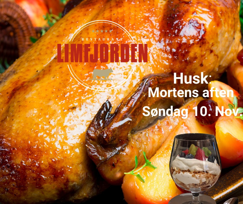 Fristende menu til Mortens aften: Stegt and med tilbehør og dessertmuligheder