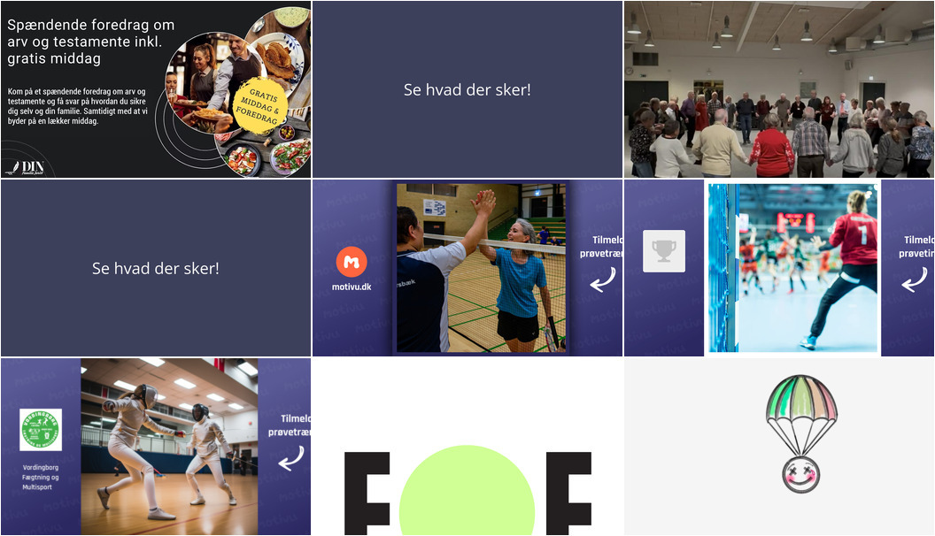 Aktiviteter i Vordingborg i den kommende uge med foredrag, motionsdans og musikoplevelser