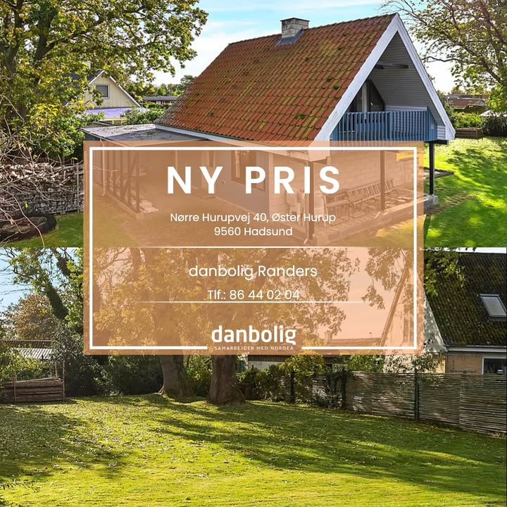 Ny pris på hyggeligt sommerhus ved Øster Hurup strand fra danbolig Randers