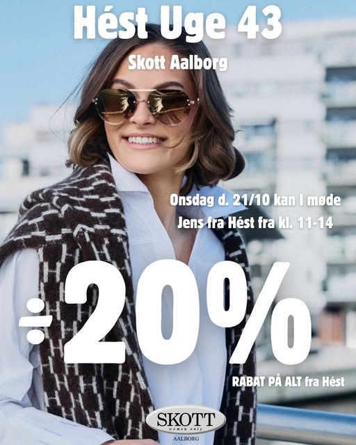 Skott Aalborg giver 20% på alt fra HÉST i uge 43