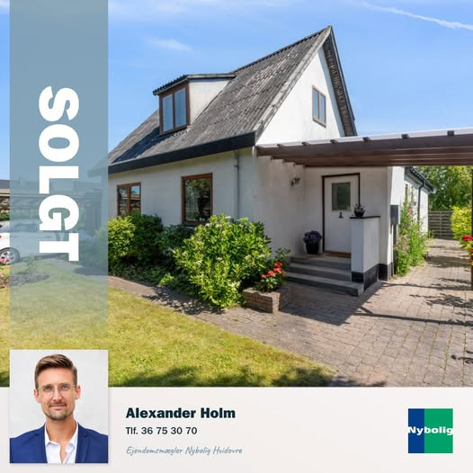 Nybolig Hvidovre - Alexander Holm ApS har solgt Homers Alle 6 i Hvidovre