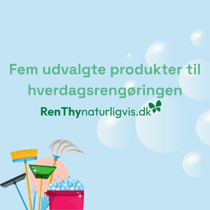 RenThy Naturligvis præsenterer plantebaserede rengøringsfavoritter til hverdagen