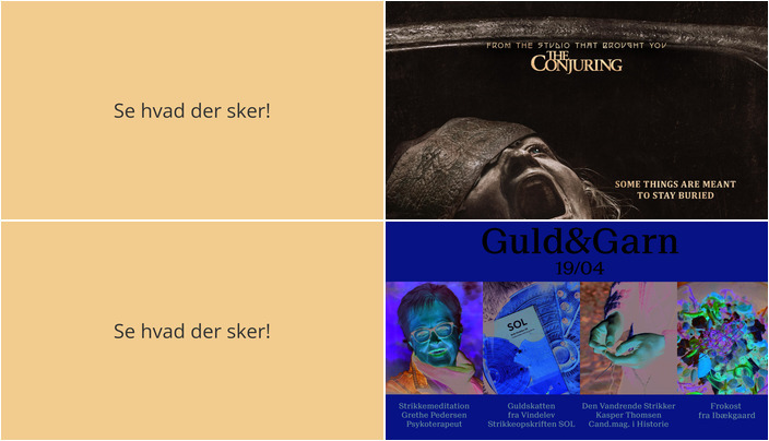 Oplevelser i Jelling denne weekend: Filmgyser og strikkekultur