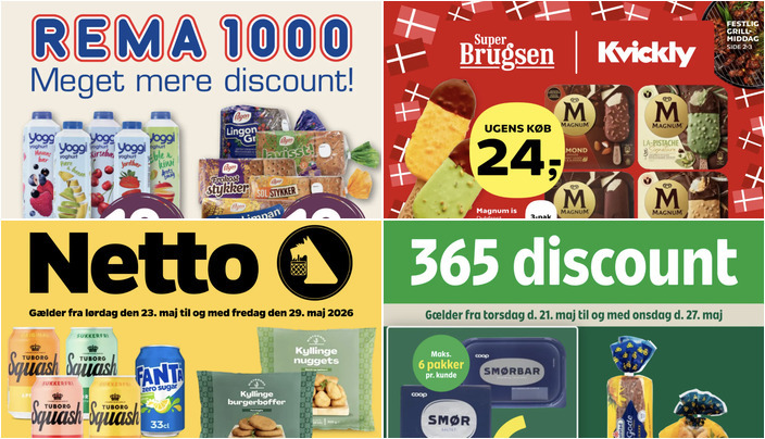 Coop smør til kun 6 kr. og Magnum is til 24 kr. - Se de lokale dagligvaretilbud