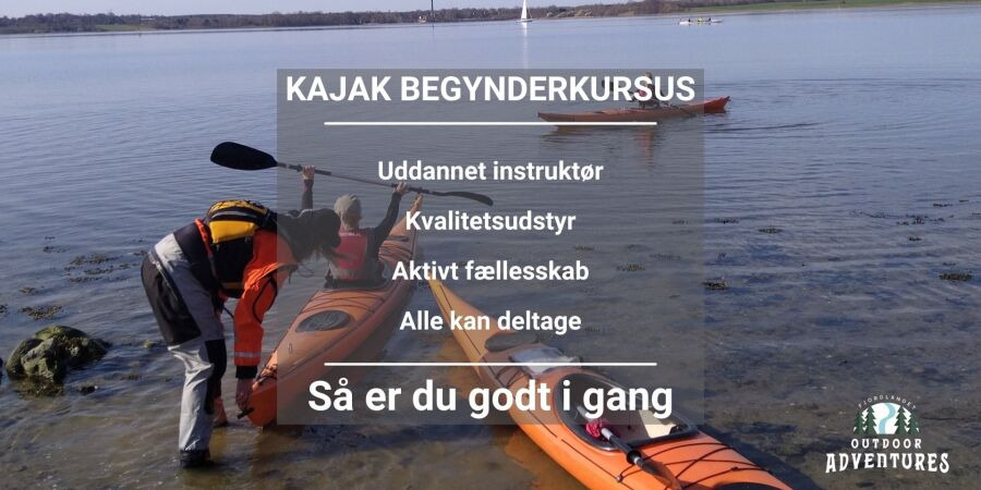 Begynderkursus i kajak ved Vigen Strandpark