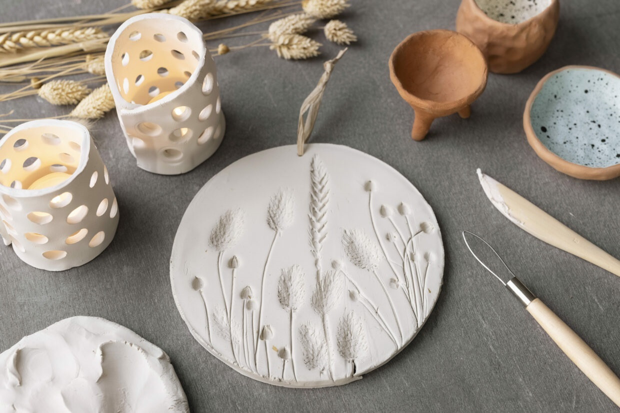 Kreativ krea-dag med selvhærdende ler i Padborg