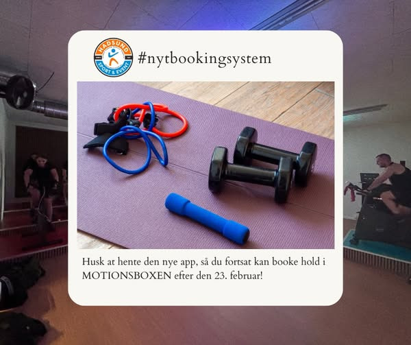 Hadsund Sport og Event introducerer nyt bookingsystem i MOTIONSBOXEN