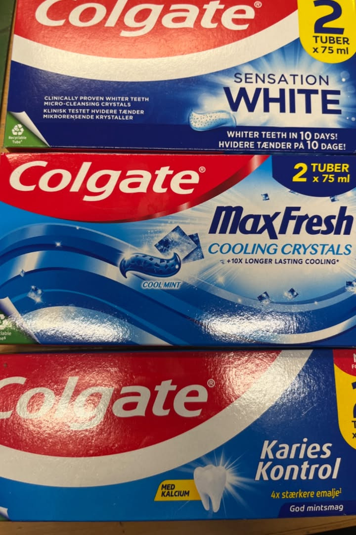 MENY Hobro tilbyder Colgate tandpasta til under halv pris gennem Facebook-bestilling
