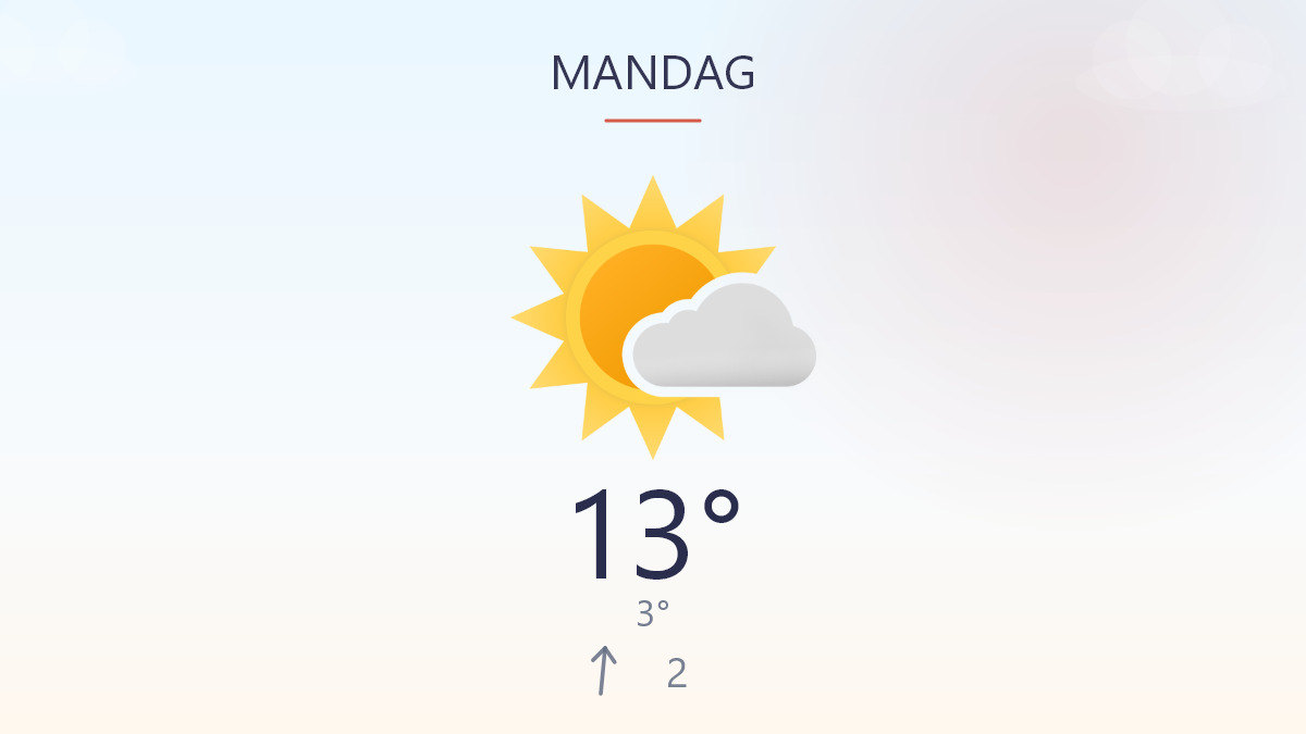 Kølig start, men solen luner senere