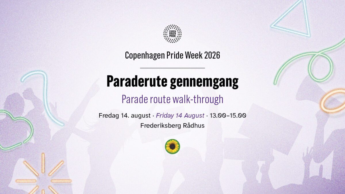 Udforsk paraderuten med Copenhagen Pride