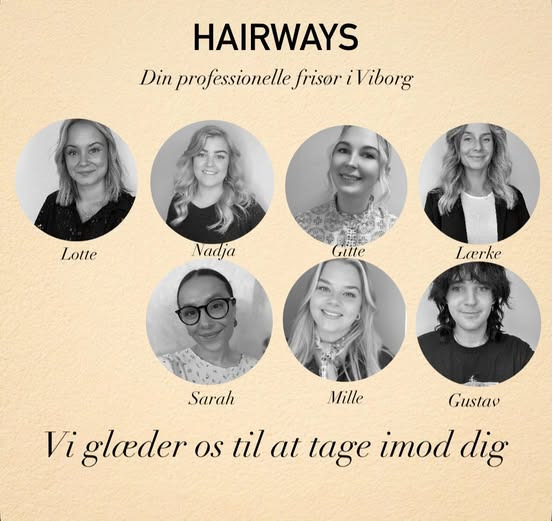 Hairways inviterer til en oplevelse af dedikation og ekspertise hos deres frisører