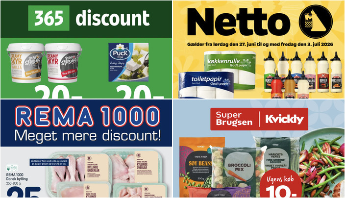 Skyr til kun 20 kr. og dybfrosne grøntsager for en tier - se tilbuddene fra Hadstens dagligvarebutikker