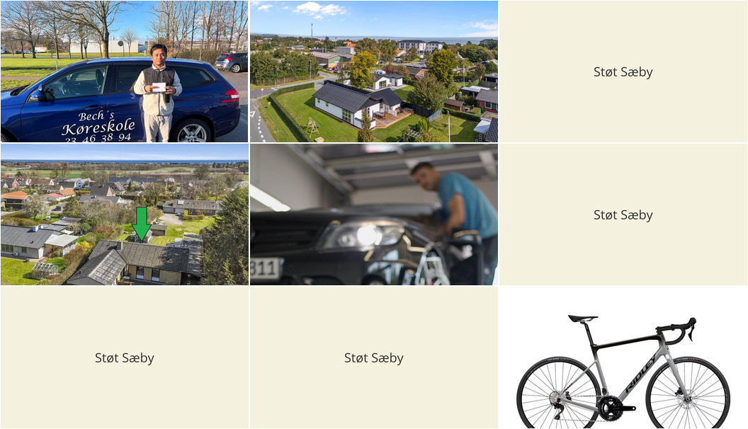 Nyt fra Sæby cykler, Mæglerhuset Sæby, Bech's Køreskole og 2 andre