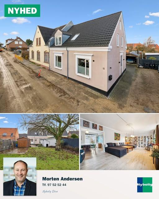 Nybolig Skive I/S fremviser charmerende byvilla i hjertet af Skive