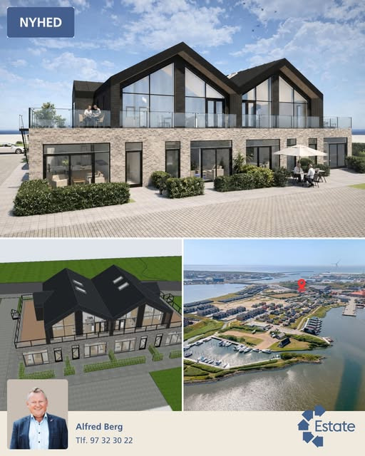 Estate Vestjylland præsenterer nybygget ejerlejlighed tæt på fjord og Vesterhav