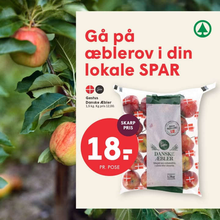 SPAR SKALLERUP A/S inviterer til æblerov med danske varer til lave priser