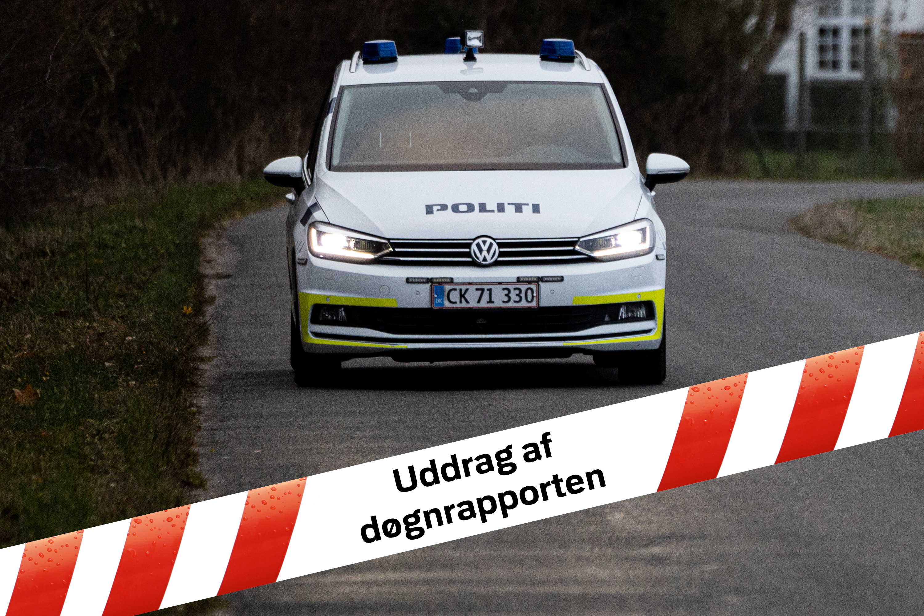 Nyt fra Hvalsø i politiets døgnrapport