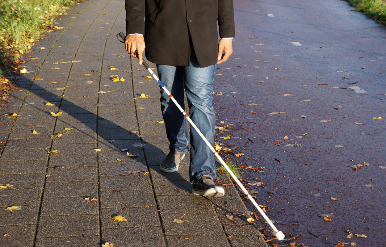 Herning midtby er uegnet for blinde