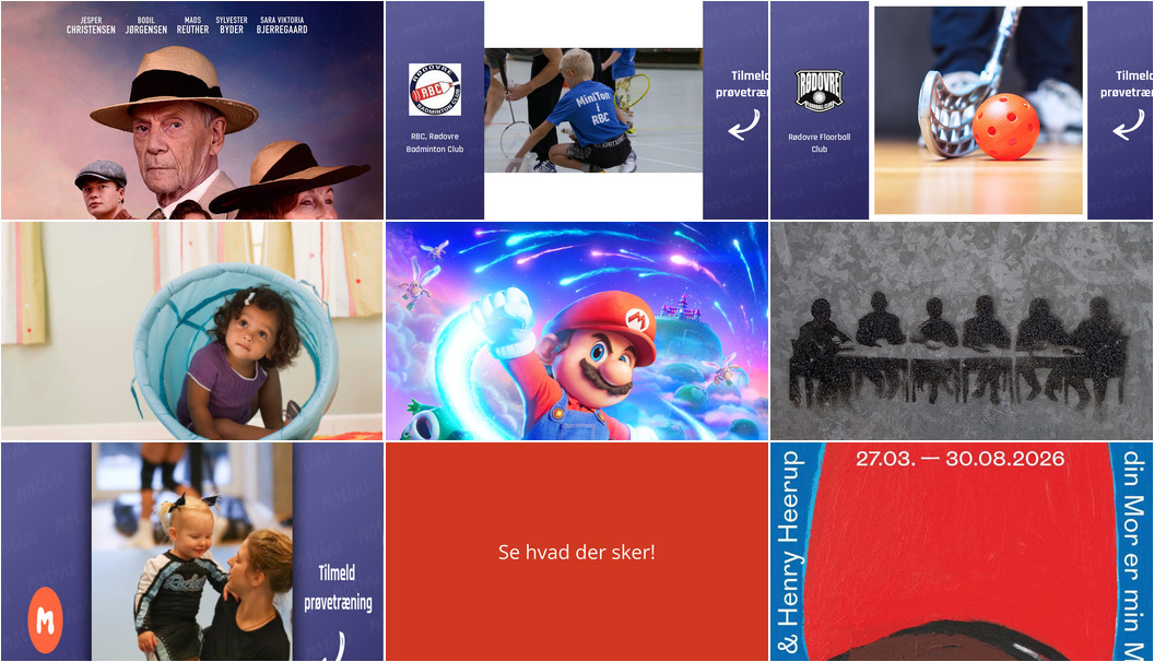 Spændende weekend i Rødovre: Film, sport og kunst