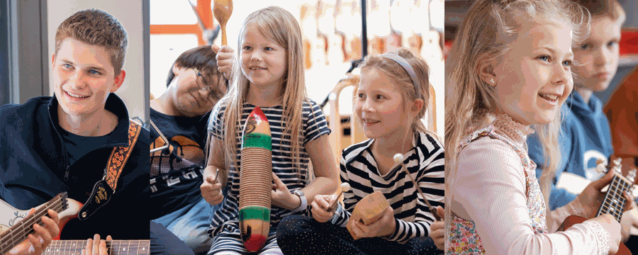 Nu kan du tilmelde dig og dine børn til Musikskolen