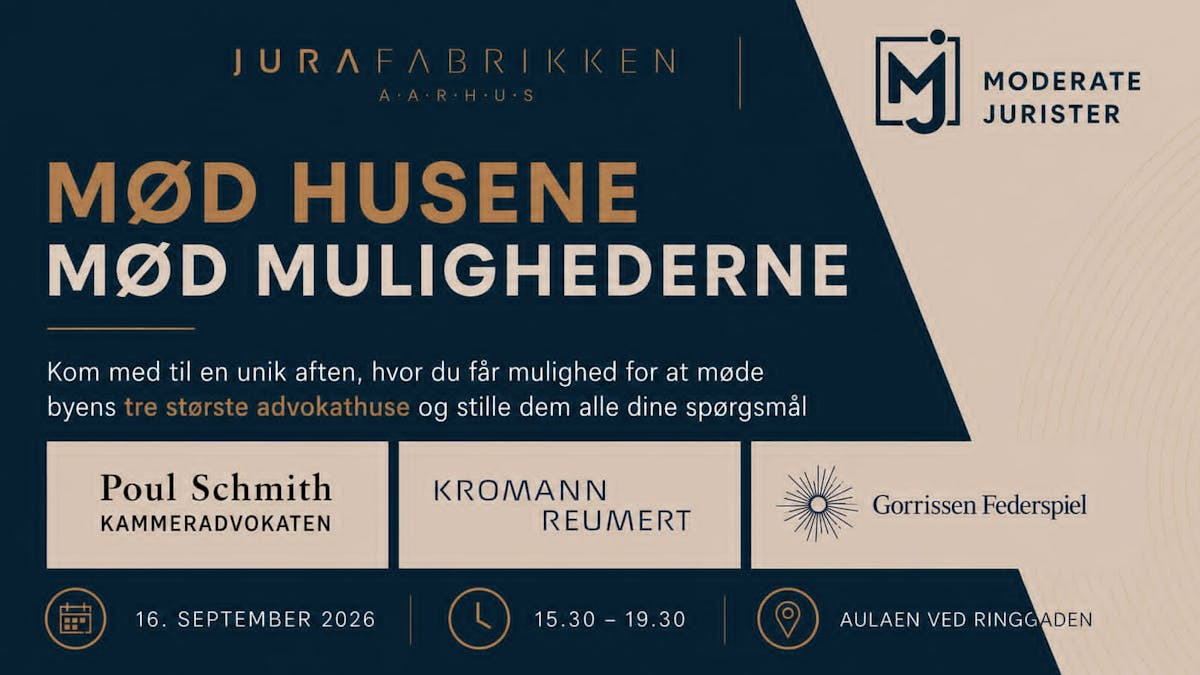 Eksklusiv eftermiddag med Danmarks førende advokathuse