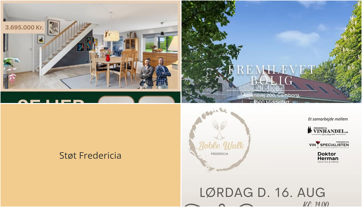 Nyt fra RealMæglerne Middelfart, FREDERICIA VINHANDEL og Ejendomsmægler Mike Andersen