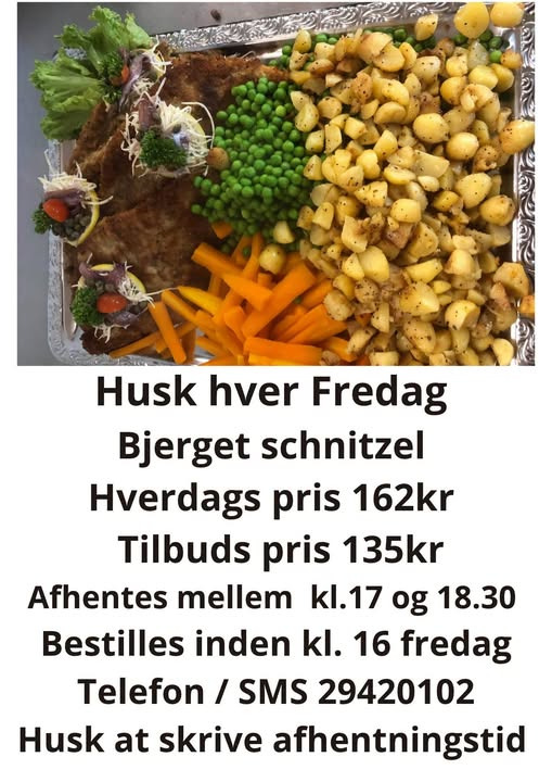 Thy Mad & Fest tilbyder bjerget schnitzel hver fredag til 135 kr