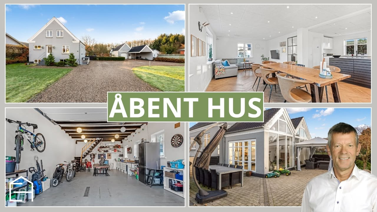 Ejenholm Bolig & Erhverv inviterer til åbent hus i renoveret villa i Toftlund