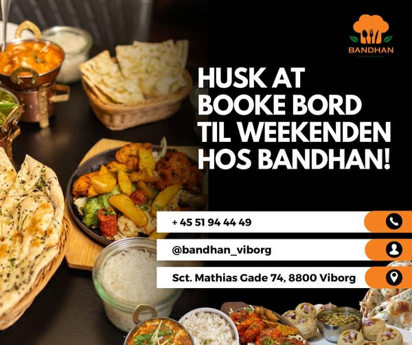 Bandhan Viborg inviterer til autentiske indiske retter i weekenden
