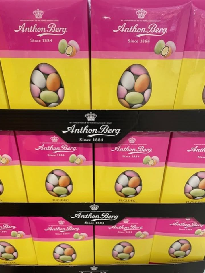 MIN KØBMAND, NIM tilbyder ja tak tilbud på Anthon Berg fugleæg