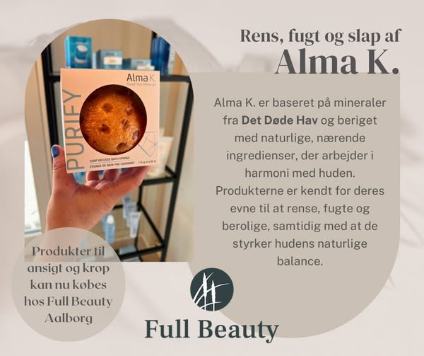 Full Beauty Aalborg introducerer Alma K. hudplejeserie fra Israel