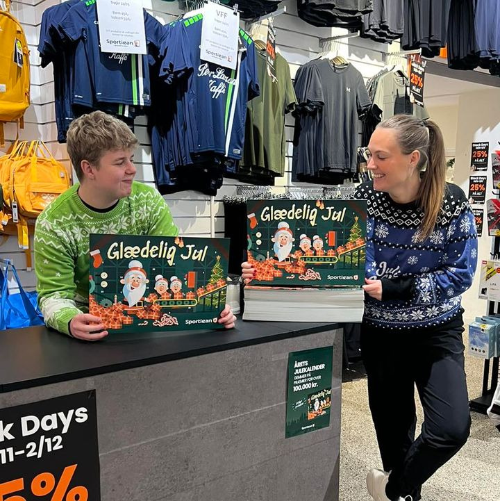 Gratis julekalender til Klub Sportigan-medlemmer hos Sportigan Viborg ApS i dag kl. 14