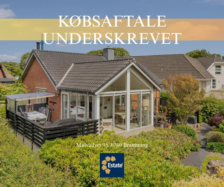 Købsaftale indgået på Mulvadvej i Bramming efter kort tid på markedet