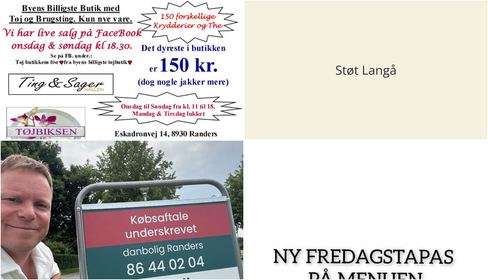 Nyt fra Rie & Henrik's Tøjbiks v/Rie Olesen, Ask  og danbolig Randers