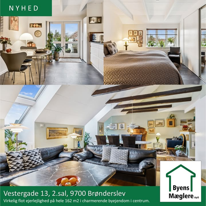 Nyhed fra Byens Mæglere ApS: Charmerende ejerlejlighed i Brønderslev til salg