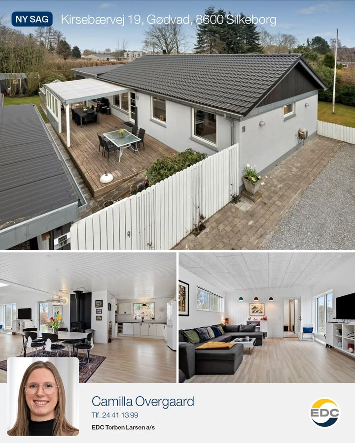 EDC Torben Larsen præsenterer indflytningsklar villa på Kirsebærvej 19 i Silkeborg