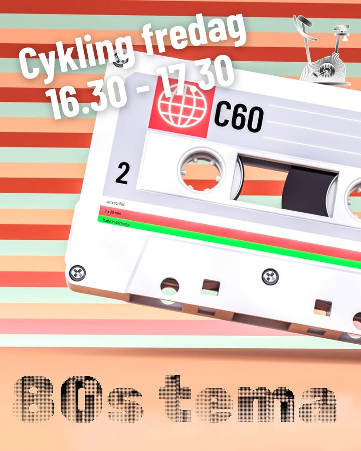 Silkeborg Fitness Center inviterer til 80'er tema cykling og weekendtræning