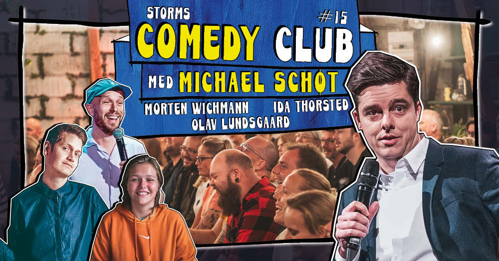 Comedy night i Storms Pakhus: En aften med lattergaranti