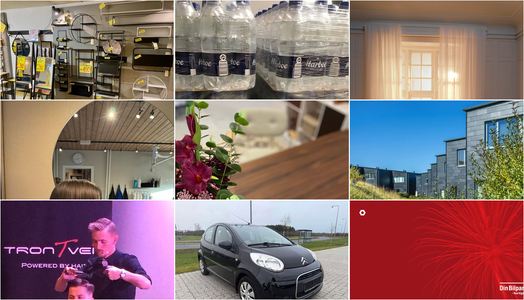 Nyt fra COMBI FRISØREN, Kumo Outlet, Møblér med Kumo Holstebro og 8 andre