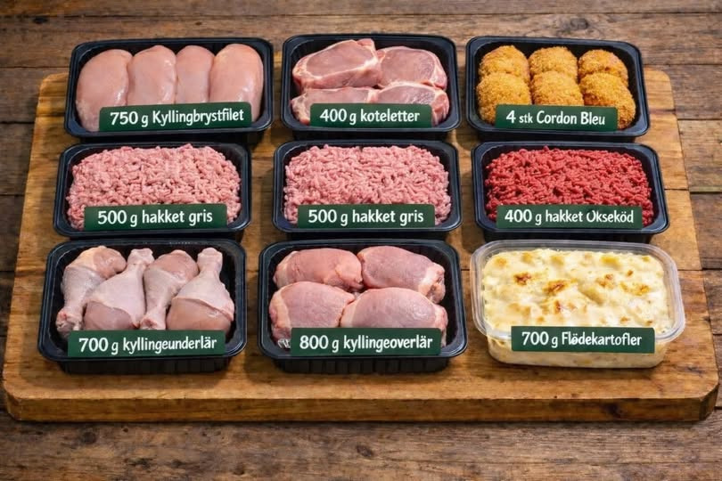 Spar Valsgård tilbyder uafhentede kødpakker til vild pris