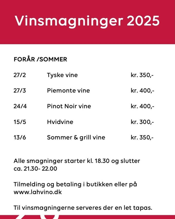 Nyt fra Lahvino Wine & Spirits