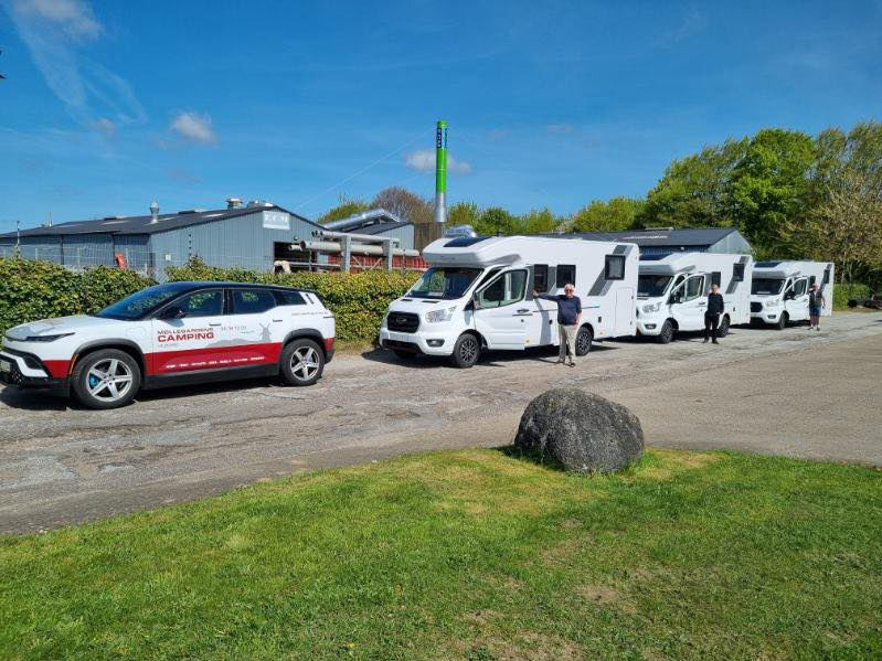 Nye autocampere klar til salg hos Møllegårdens Camping
