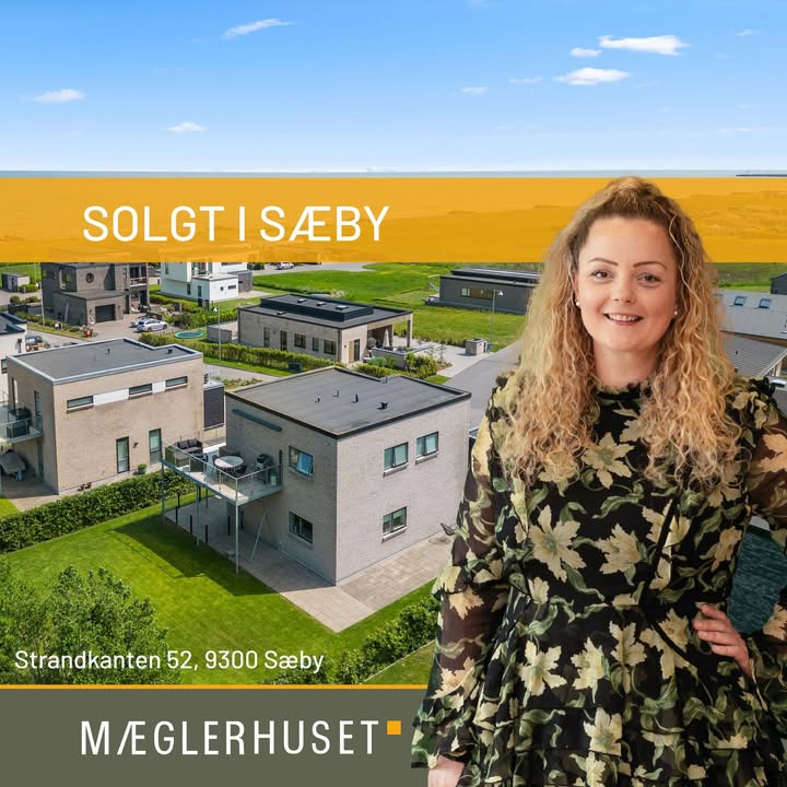 Mæglerhuset Sæby sælger skønt hus på Strandkanten i Sæby