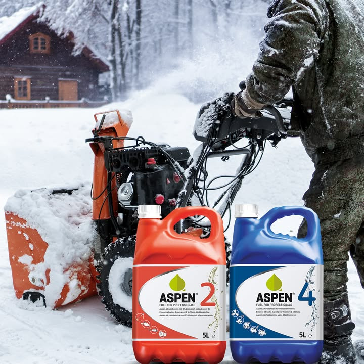 Bonde Maskiner anbefaler Aspen alkylatbenzin for at sikre din sneslynge i skiftende vejr