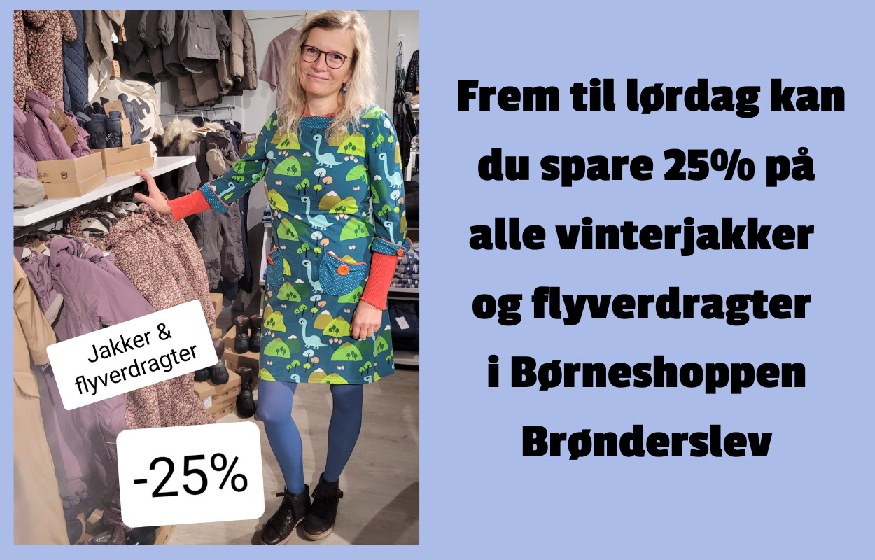 Spar stort på børnenes vintertøj hos Børneshoppen Brønderslev