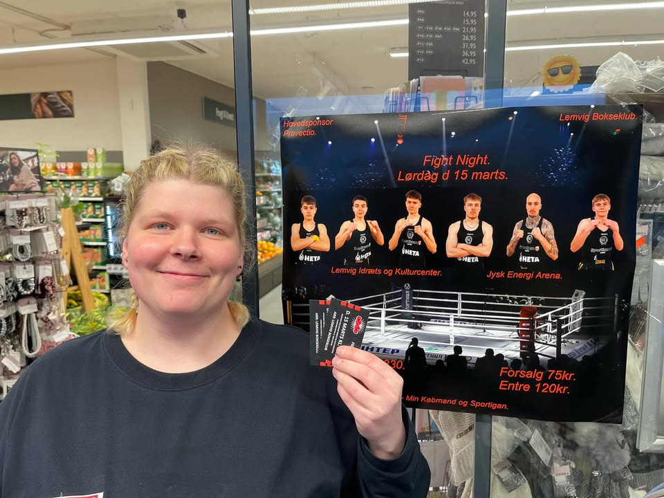 Min Købmand Lemvig udlodder billetter til Fight Night i Lemvig